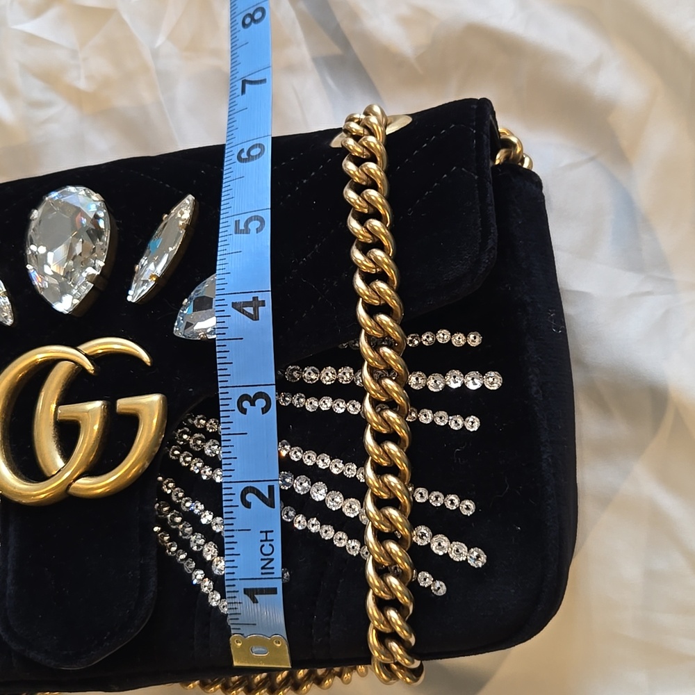 New! Gucci Crystal Marmont - Picture 5 of 6